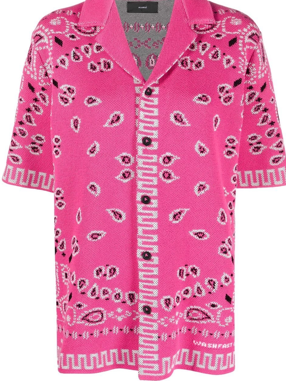 Affordable Alanui short-sleeved Women shirt paisley-print 0825